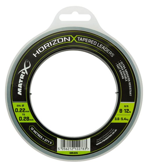 Matrix Horizon X Tapered Shock Leader - 8lb/12lb (12m) - imagine 2