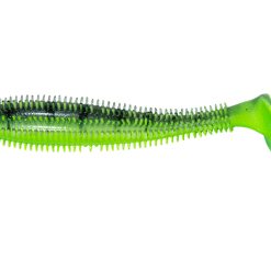 Rage Spikey Shad 9cm Uv Glow Perch