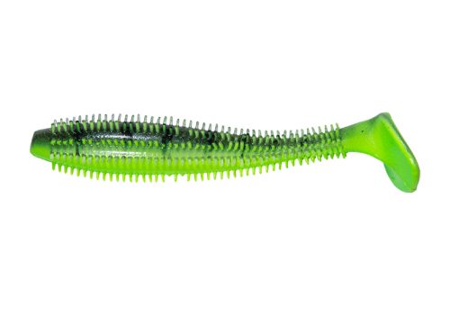 Rage Spikey Shad 6cm Uv Glow Perch