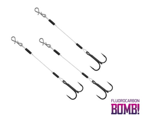 Delphin Bomb Twisto Rigs Fluorocarbon 10cm #4 - imagine 3