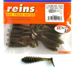 REINS BUBBLING SHAD 5CM (2") WATERMELON RED 12 BUC