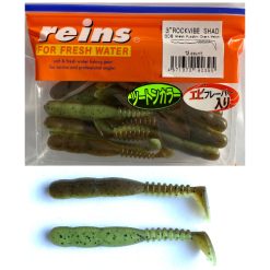 REINS ROCKVIBE SHAD 7.6CM (3″) – GREEN PUMPKIN CHART MELON 12 BUC