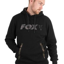 Fox Black / Camo Print Hoody - S