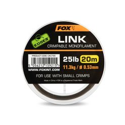 Fox Edges Link Trans Khaki 0.53mm 25lb 20m