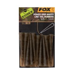 Fox Edges Camo Power Grip Naked Tail Rubbers Size 7 x 10