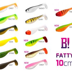 Delphin Shad Bomb Fatty 10cm Mix Culori