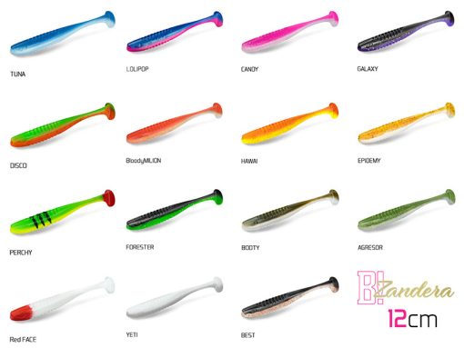 Shad Delphin Zandera 12cm Uv Mix