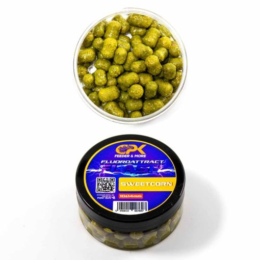 Cpk Dumbell Fluoroattract Feeder 10/14mm Sweetcorn