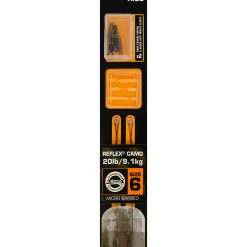 Fox Edges Wide Gape Beaked Pva Ready Rigs – 25lb Size 6