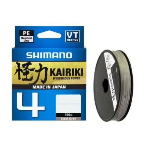 Fir Textil Shimano Kairiki 4 Steel Gray 150m 0.28mm