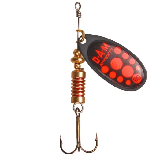 Dam Standard Spinner 3 6g Sinking Black Red