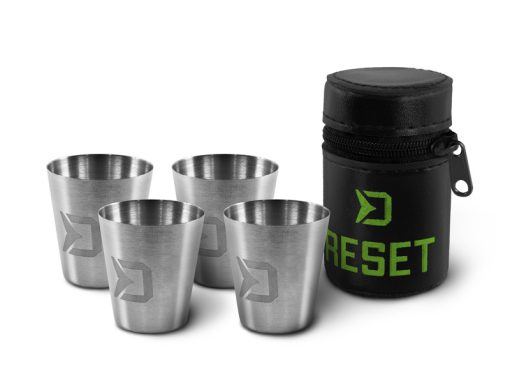 Set de păhărele inox Delphin RESET 4v1
