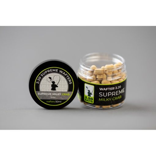Dumbell Wafter 2.20 Baits Supreme 6mm – Natur Milky Crab