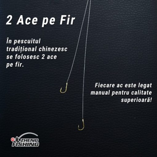 Carlige Legate Zheng - Carlig Nr.6 Monofilament 0.14mm - imagine 4