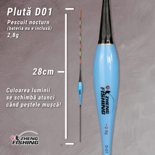 Pluta Inteligenta Zheng D01 - 28cm / 2.8g