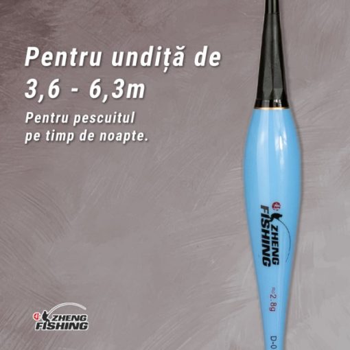 Pluta Inteligenta Zheng D01 - 28cm / 2.8g - imagine 3