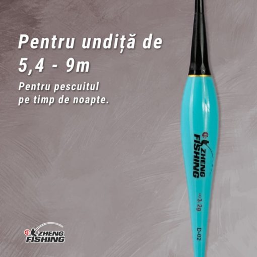 Pluta Inteligenta Zheng D02 - 38cm / 3.2g - imagine 2