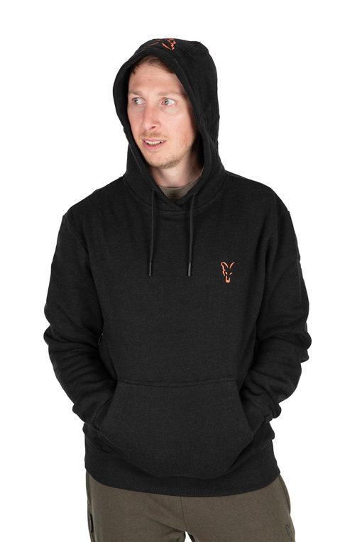 Fox Collection Hoody Black/Orange – S - imagine 7