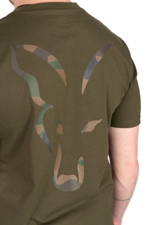 Fox Khaki Large Print T-shirt - M - imagine 7