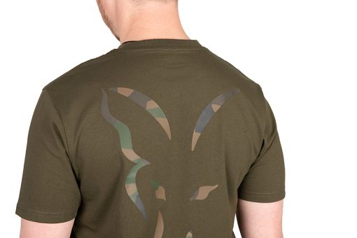 Fox Khaki Large Print T-shirt - M - imagine 6