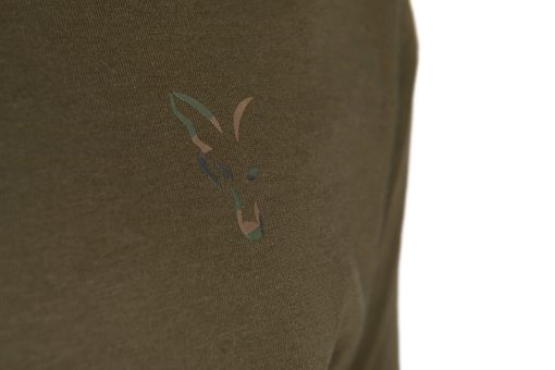 Fox Khaki Large Print T-shirt - M - imagine 5