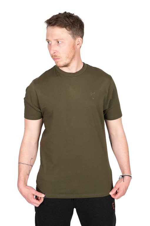 Fox Khaki Large Print T-shirt - XL - imagine 3