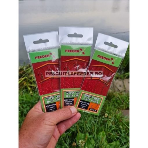 Carlige legate FeederX Wild Carp Hook Bait Sting - Nr.10