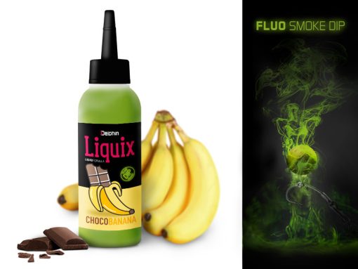 Delphin Fluo Dip Dsnax Liquix 100ml - Ciocolata Banana