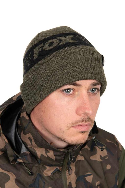 Fox Collection Beanie G/B - imagine 3