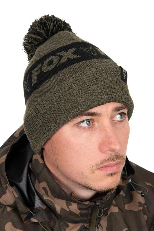 Fox Collection Bobble Hat G/B