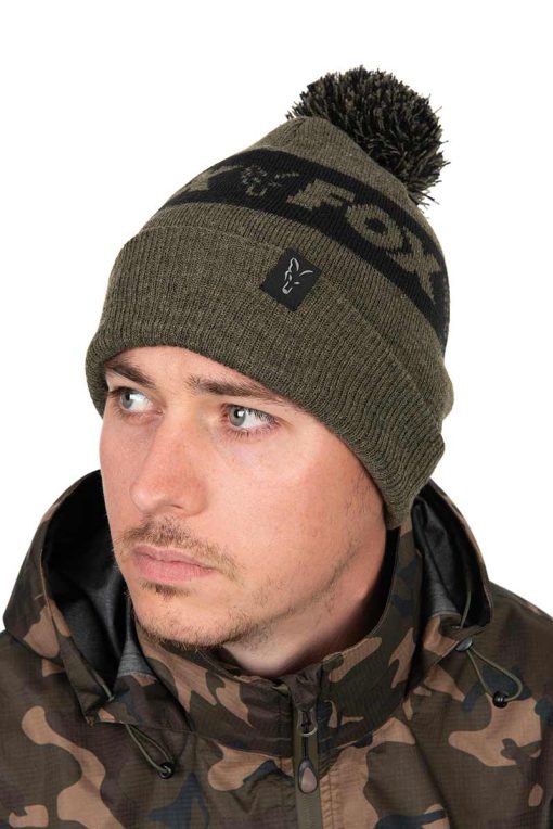 Fox Collection Bobble Hat G/B - imagine 5