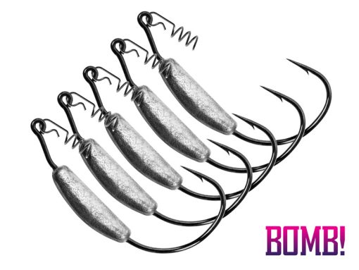 Carlig Offset Lestat Delphin Bomb HeavyShank 5g – 3/0 - imagine 2