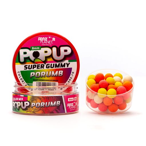 Boilies Popup Senzor 8mm – Porumb