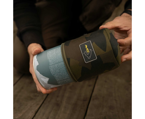 Avid Camo Neoprene Gas Canister Holder - imagine 2