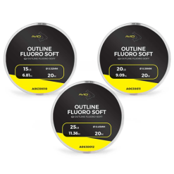 Avid Outline Fluoro Soft 20m 20lb/9.09kg - 0.39mm