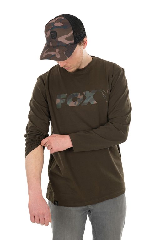 Fox Bluza Khaki / Camo Long Sleeve - M