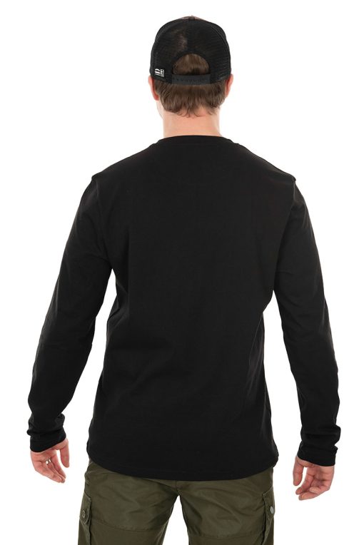 Fox Bluza Black / Camo Long Sleeve - M - imagine 3