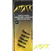 Attack Quick Change Snap Swivel With Large Eye Matt Black Nr. 8