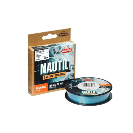 Berkley Nautil Braidx8 150m 0.10mm Aquablue