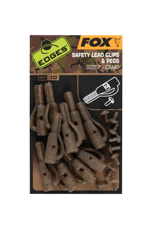 Fox Edges Camo Sz.7 Lead Clips Pegs