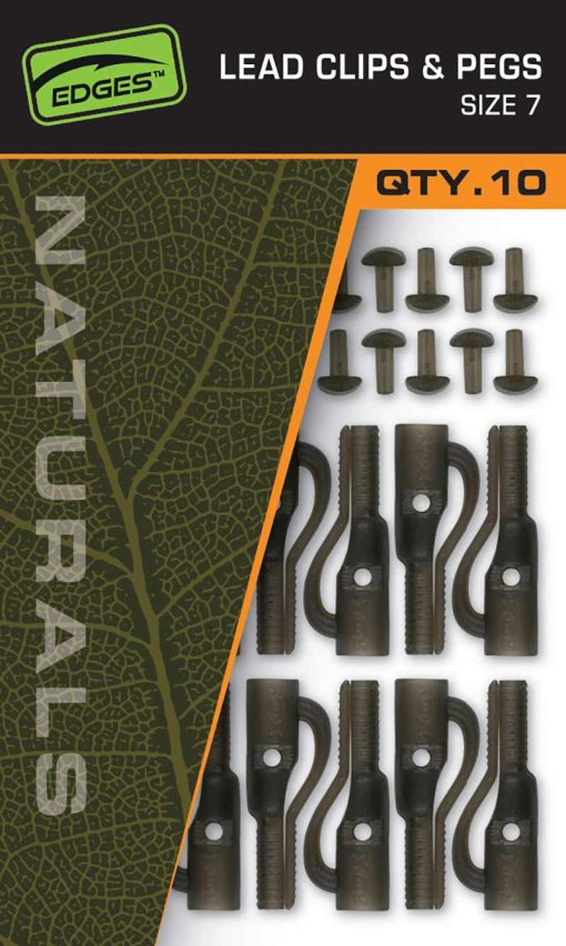 Fox Naturals Size 7 Lead Clips Pegs