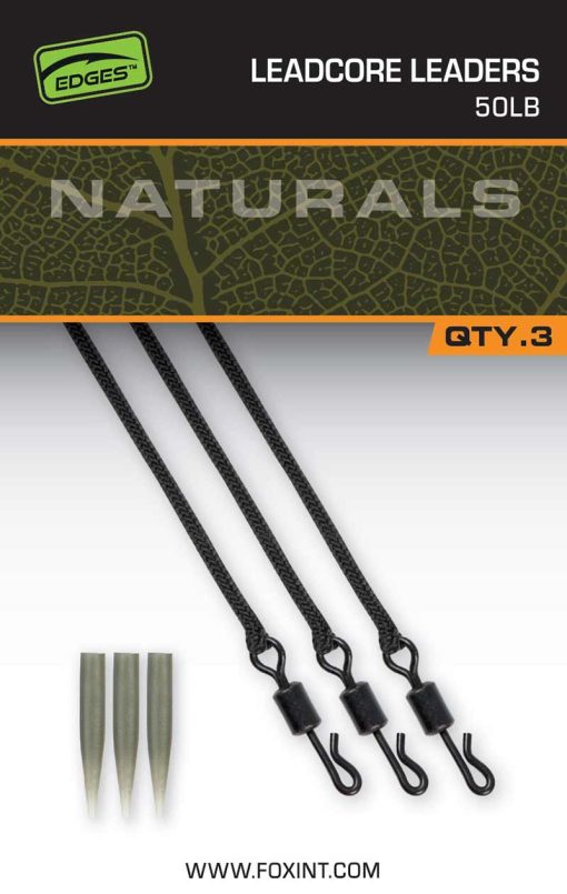 Fox Naturals Leadcore Leaders x 3