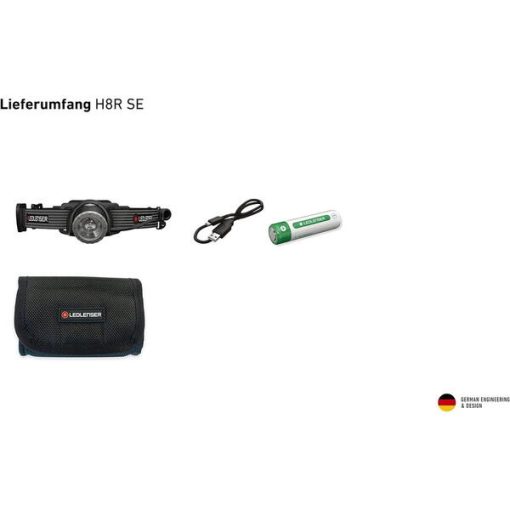 LEDLENSER LANTERNA CAP H8R 600LM+ACUM+USB - imagine 2