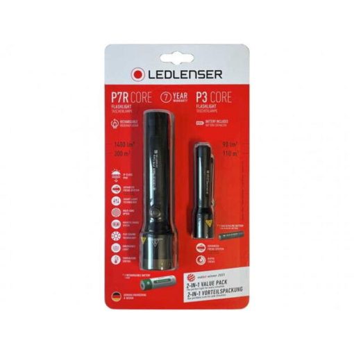 LEDLENSER SET LANTERNE P7R CORE + P3 CORE - imagine 2
