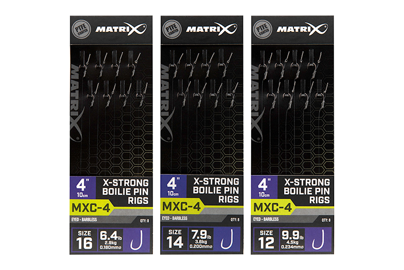 Matrix Mxc-4 size 14 Barbless / 0.20mm / 4 (10cm) / X-strong Boilie Pin - 8pcs