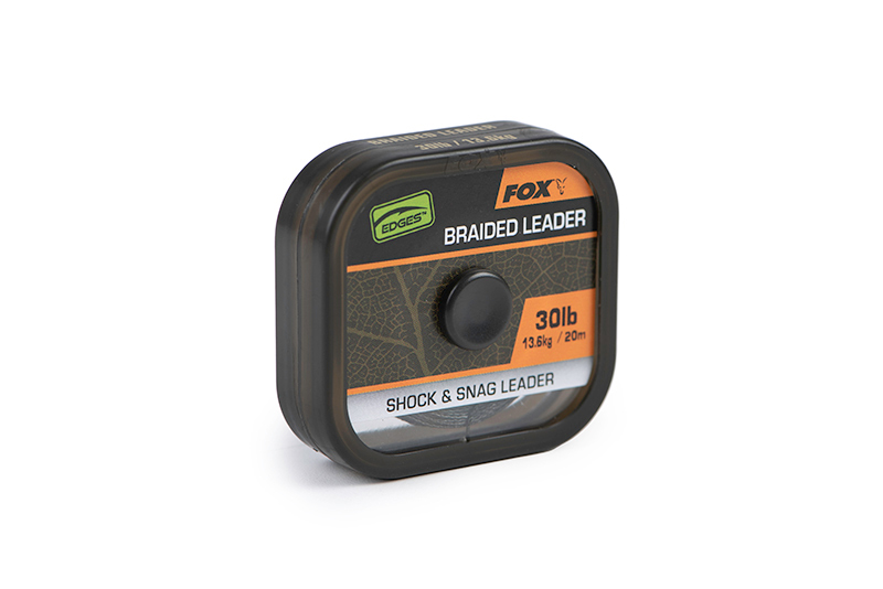 Fox Naturals Braided Leader X 20m - 30lb/13.6kg