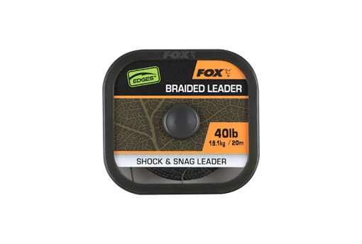Fox Naturals Braided Leader X 20m - 40lb/18.1kg - imagine 2