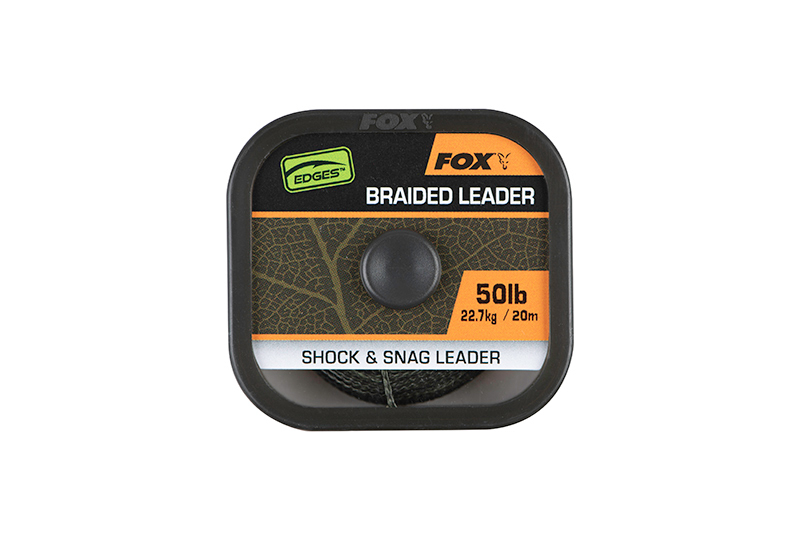 Fox Naturals Braided Leader X 20m - 50lb/22.7kg - imagine 3