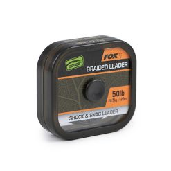 Fox Naturals Braided Leader X 20m - 50lb/22.7kg