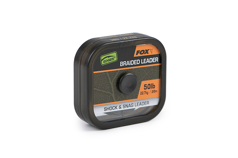 Fox Naturals Braided Leader X 20m - 50lb/22.7kg